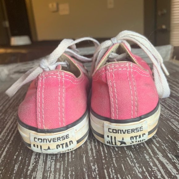 Girls Pink Converse Sneakers - Picture 14 of 15